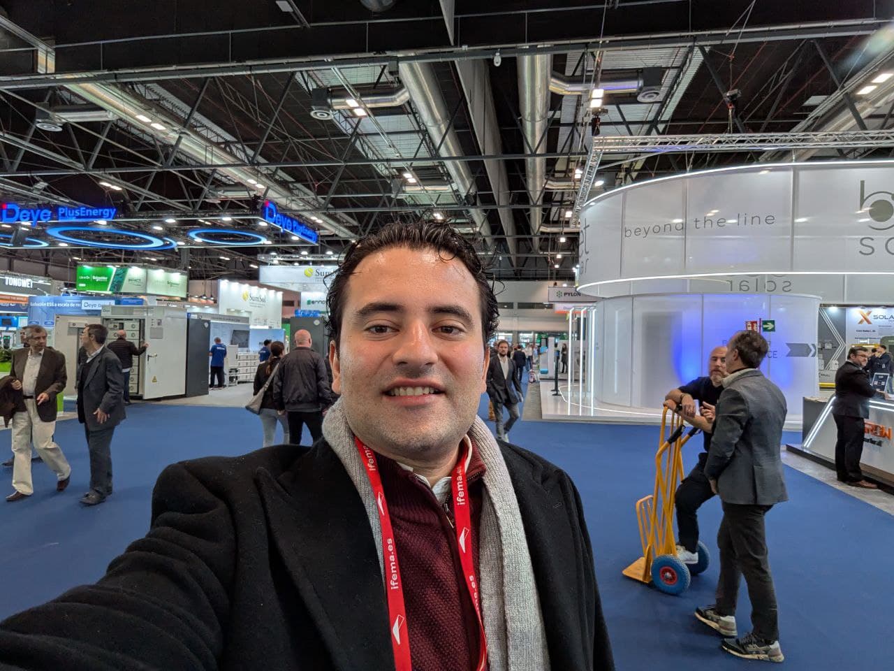 Felipe Branch at Genera 2025 renewable energy trade fair in Madrid, Spain