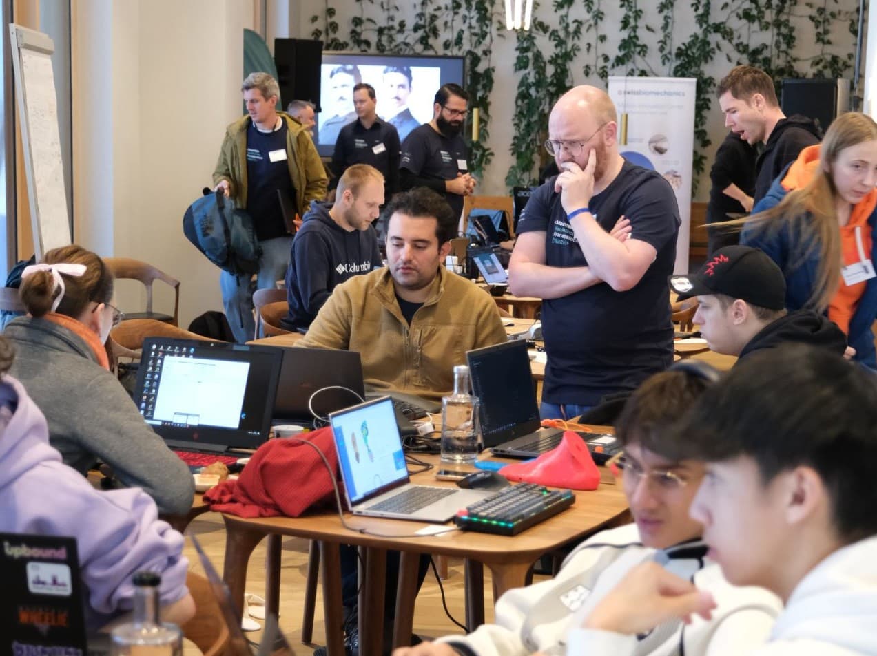 Felipe Branch winning team at Hackathon Stoos digital innovation competition in Switzerland